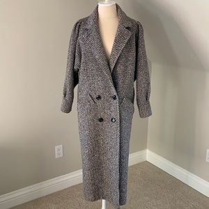 Vintage wool tweed coat. Small